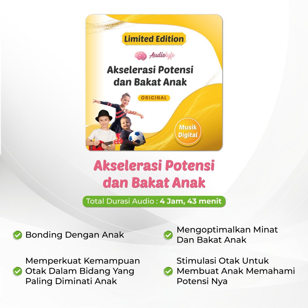 DVD Audiolyfe Stimulasi Otak Anak 10x Lipat