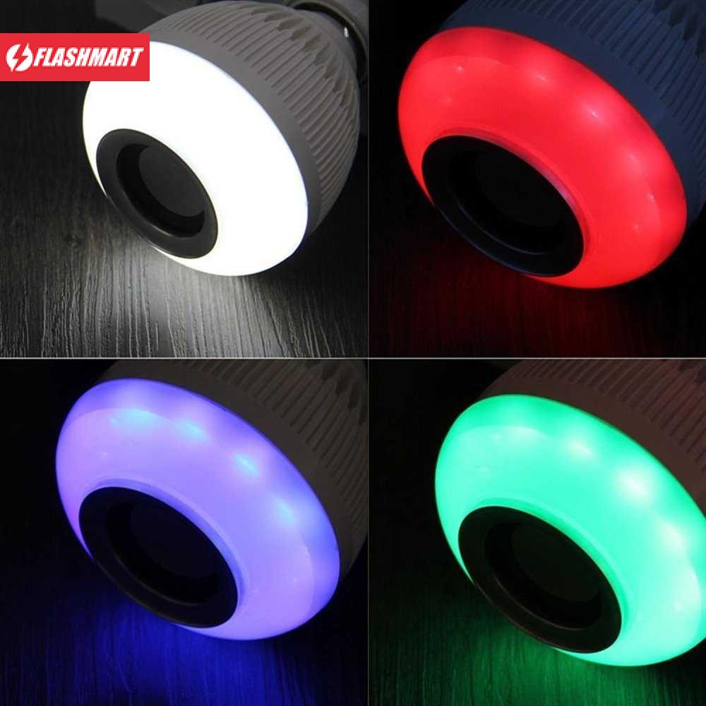 Flashmart Bohlam LED RGB E27 6W with Bluetooth Speaker - WJ-L2