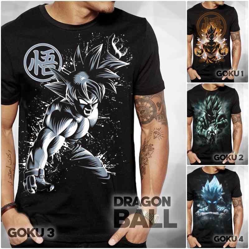 Kaos DRAGON BALL SON GOKU Baju Anime Dragon Ball SONGOKU Kaos Distro Dewasa Anak PREMIUM