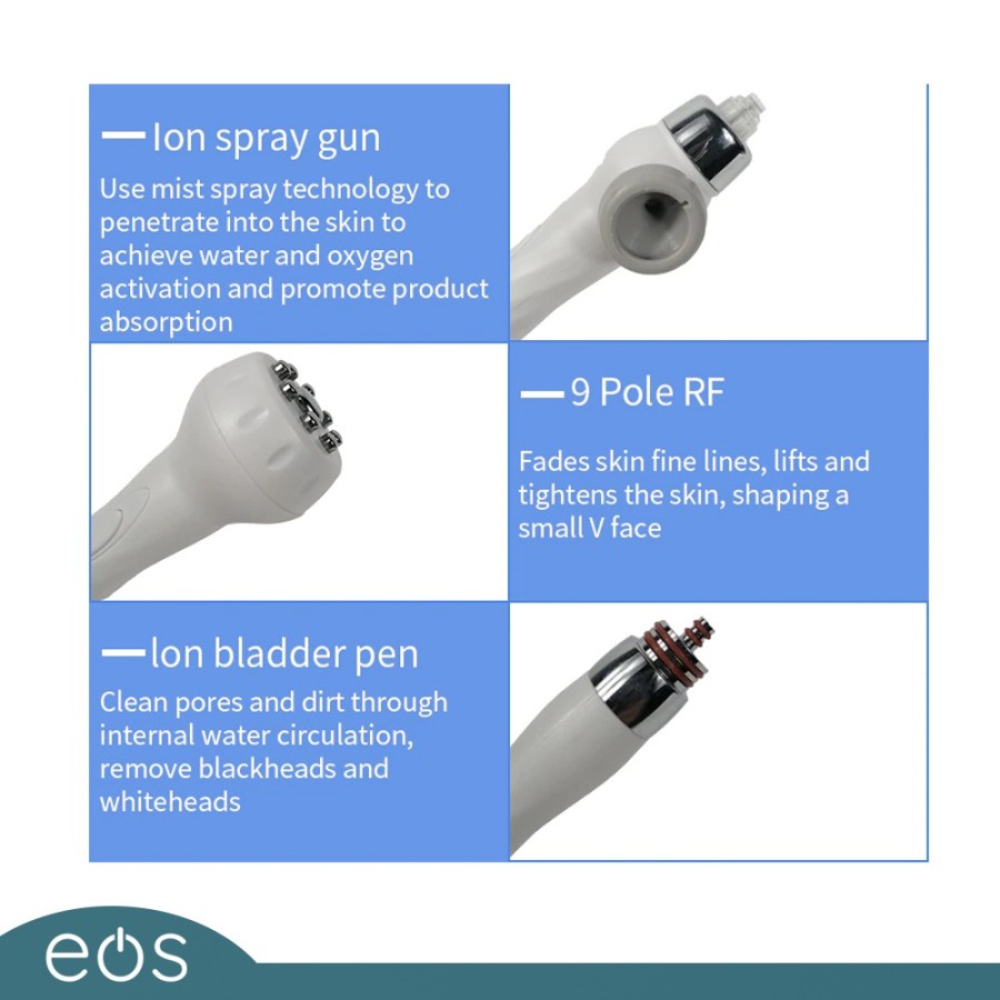 7 in 1 hydrogen oxygen hydration lock water, deep cleansing, remove blackhead