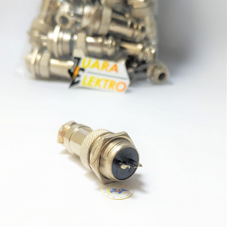 CONNECTOR CB 2 PIN | Jack Konektor CB 2 PIN Besi