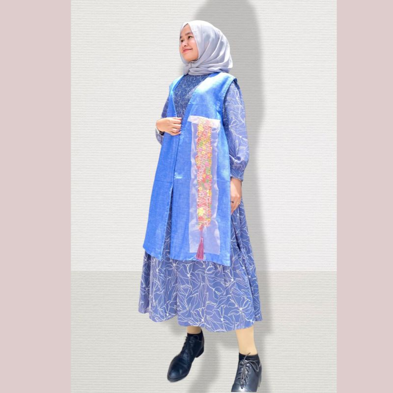 OUTER DENIM PERCA EMBROIDERY (BORDIR) HANDMADE