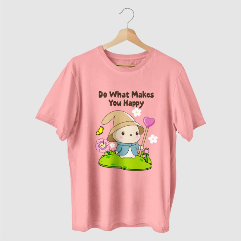 Overshine Tshirt Rabbit Wizard Wanita Pria