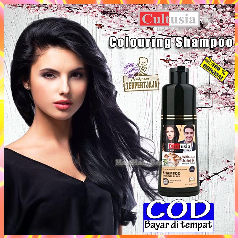 Shampoo Pewarna Rambut Sampo Semir Rambut Pria & Wanita Shampo Untuk Rambut Rontok Parah Cat Rambut 