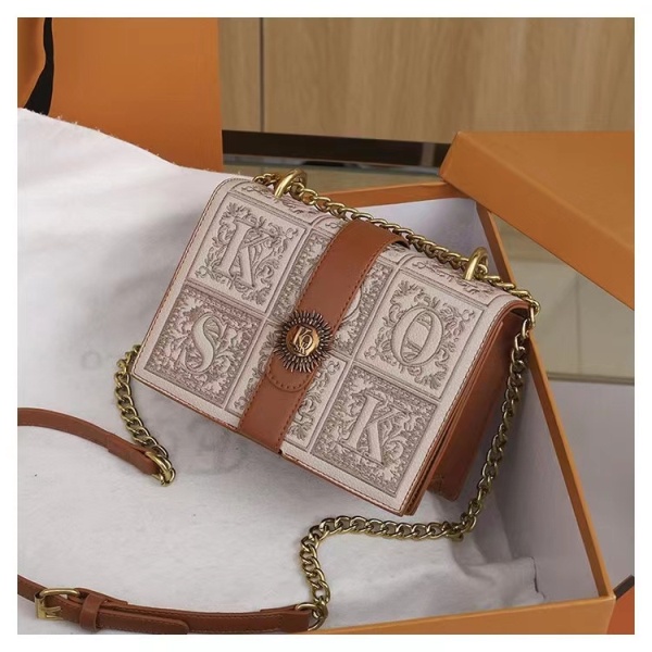 BJ68019 - BLACK/BROWN/GREEN - TAS SLEMPANG MOTIF WANITA FASHION IMPORT MODIS ELEGAN TERMURAH TERLARIS TERBARU BAGSTORE JAKARTA TAS BATAM ZC8019