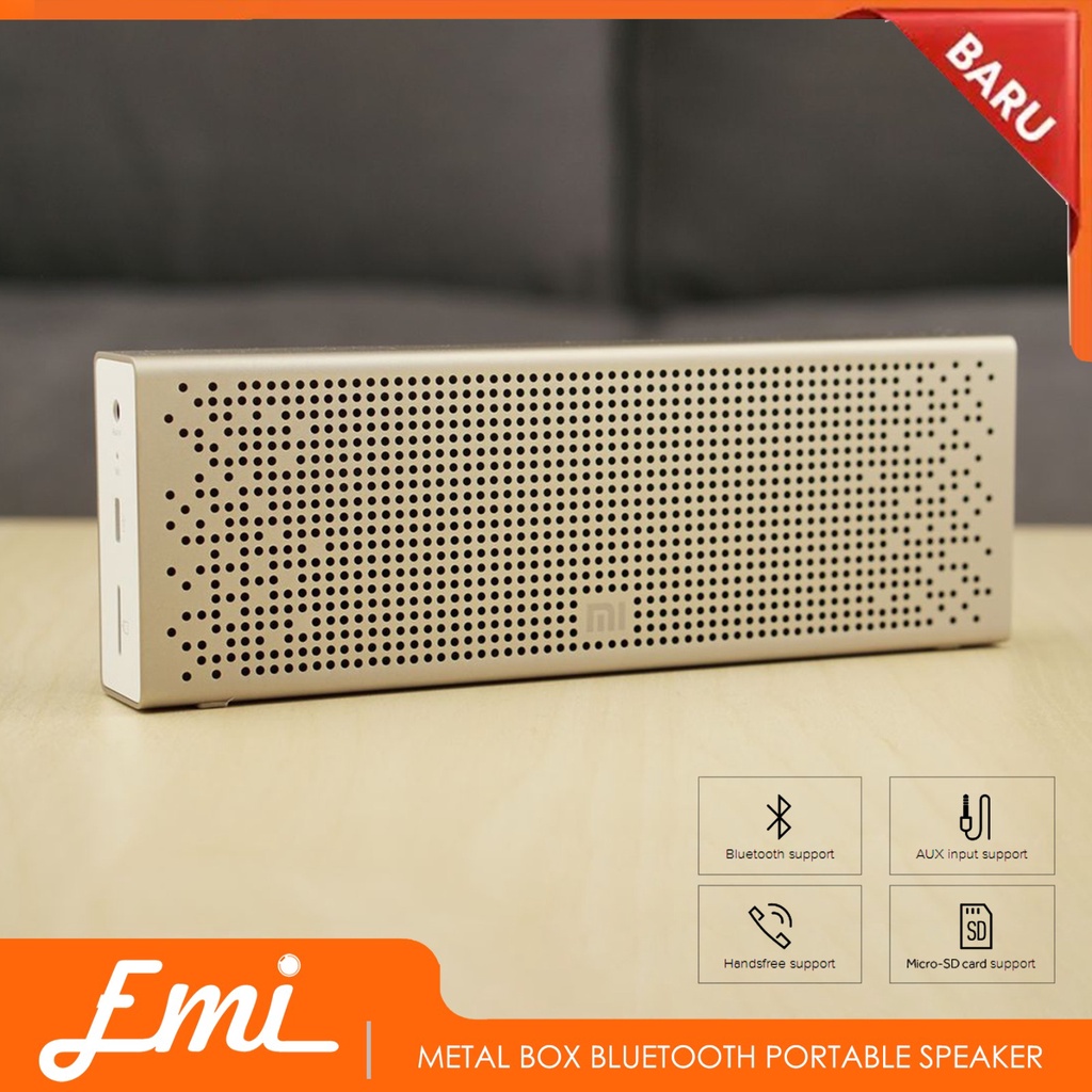 Mijia Metal Box Pocket Portable Speaker Bluetooth 4.0 MDZ-26-DB