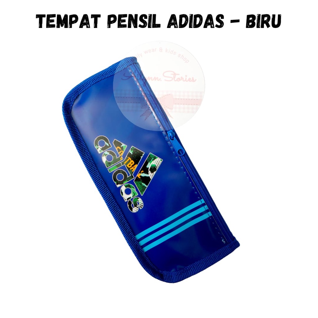 Kotak Pensil / Tempat pensil / pensil bag Adidas