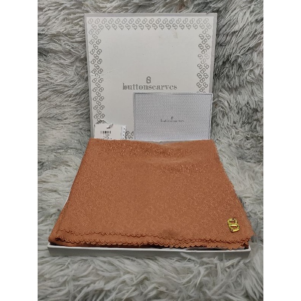 Buttonscarves Everyday Tapis Embossed - Cantaloupe