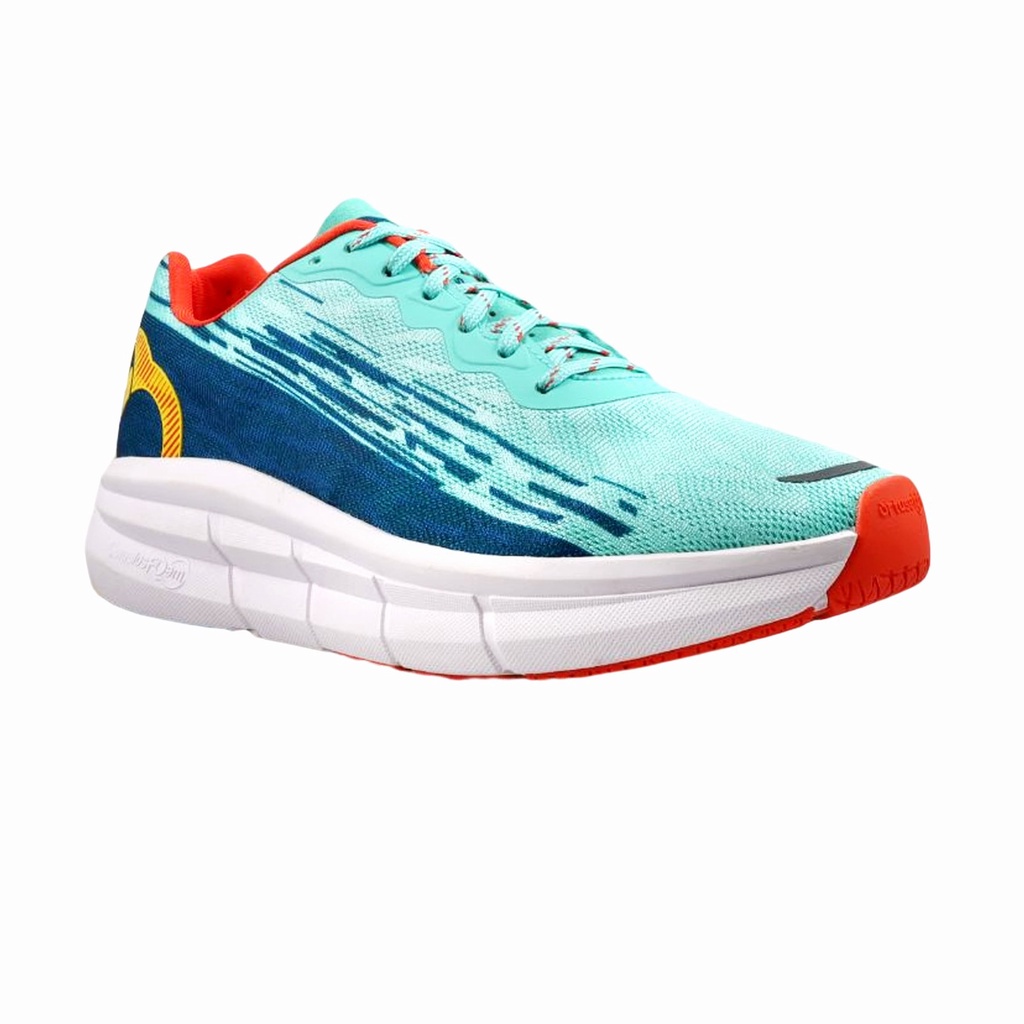 SEPATU LARI RUNNING ORTUSEIGHT HYPERFUSE 1.3 - AQUA NAVY WHITE