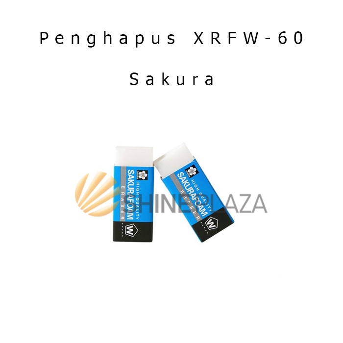 Penghapus Pensil Sakura Foam XRFW-60 -  Penghapus Sakura Foam Kecil
