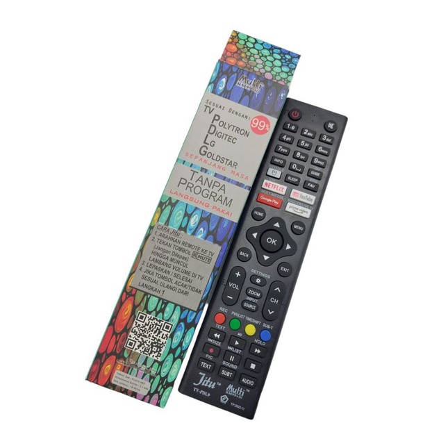 Remot TV SMART TV LED LCD POLYTRON Remote Universal Multi Fungsi LED lcd Tabung Digital TV  LG Polyt