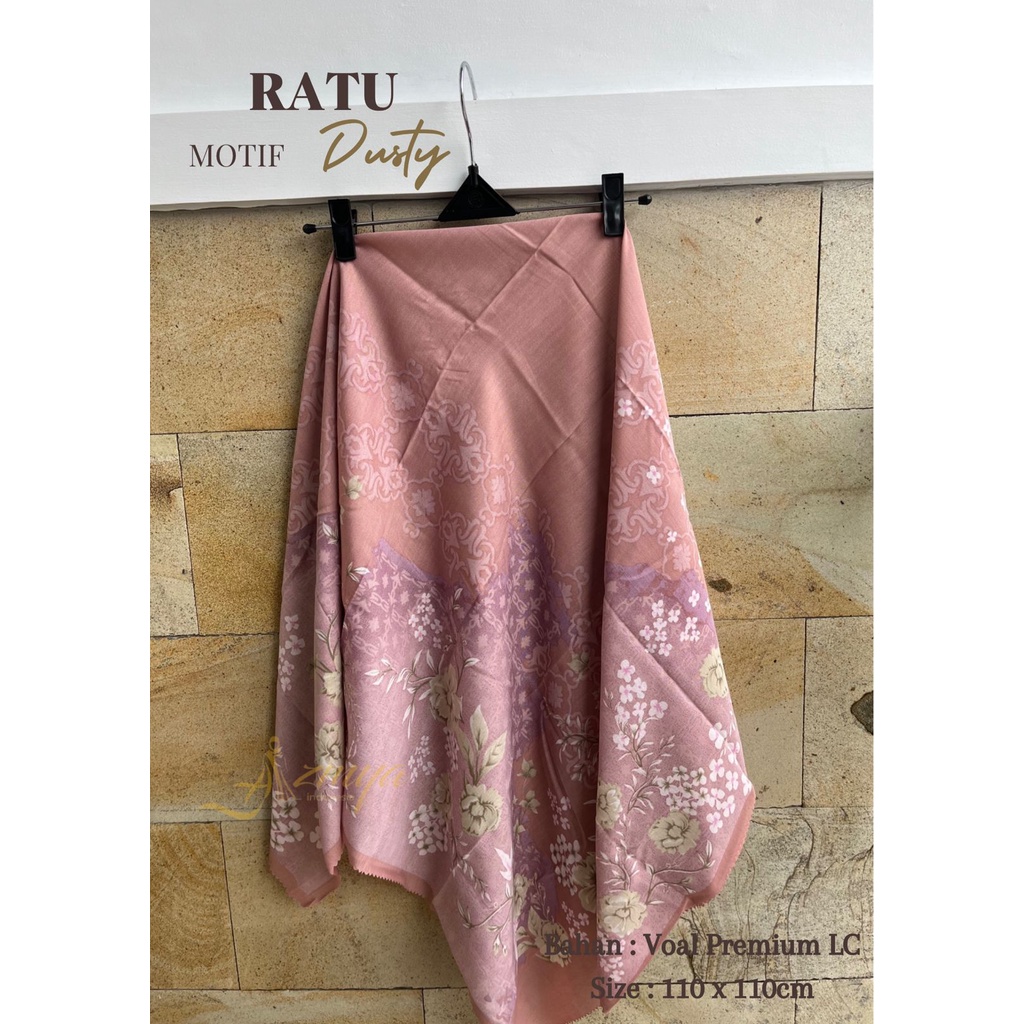 (PART 4) VOAL PRINTING Series | Scarf Kerudung Hijab Segi Empat (Voal Motif Premium)