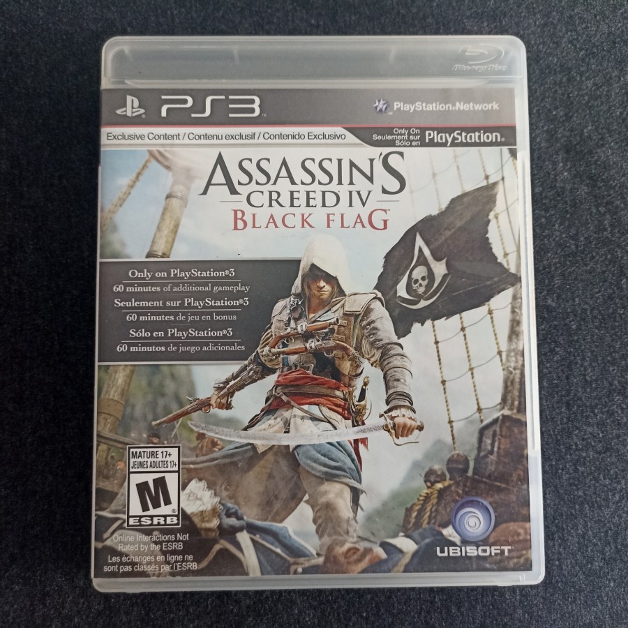 BD PS3 Kaset Game Assassins Creeds IV Black Flag