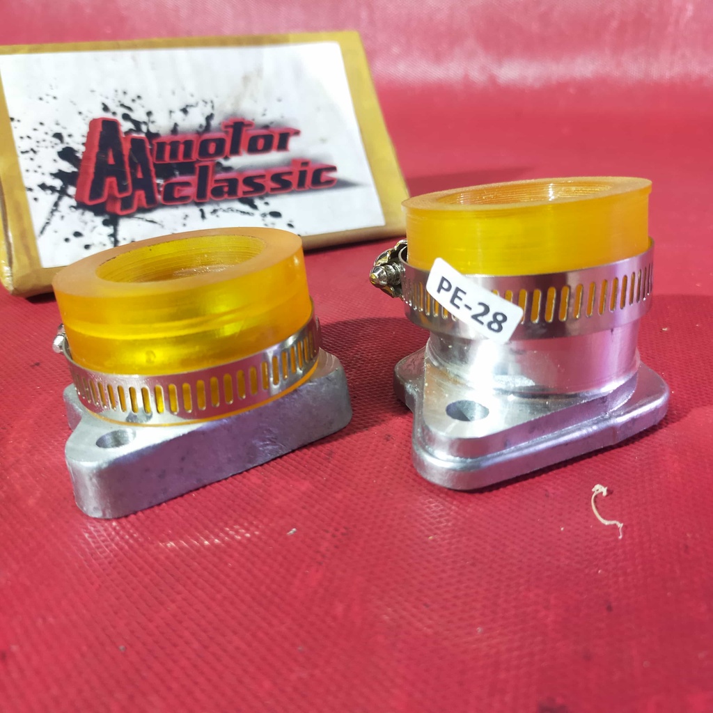 manipol intake manipol karbu pe28 diameter karet dalam 34mm pnp Honda cb gl mp tiger anti jebol anti
