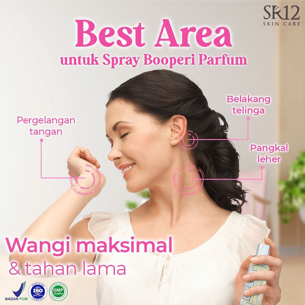 SR12 BOOPERI PARFUME 30 ML / TAHAN HINGGA 12 JAM / PARFUM UNISEX / EAU DE PARFUME (EDP)