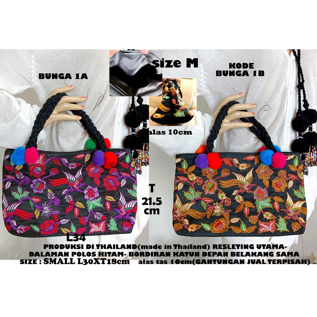 tas bordiran import/tas thailand/tas batik import/tas batik bordir/tas batik