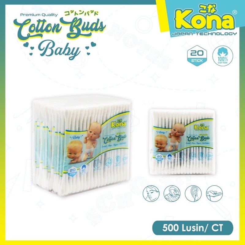 COTTON BUD MERK KONA ISI 240 PCS [SWEETSPACE]