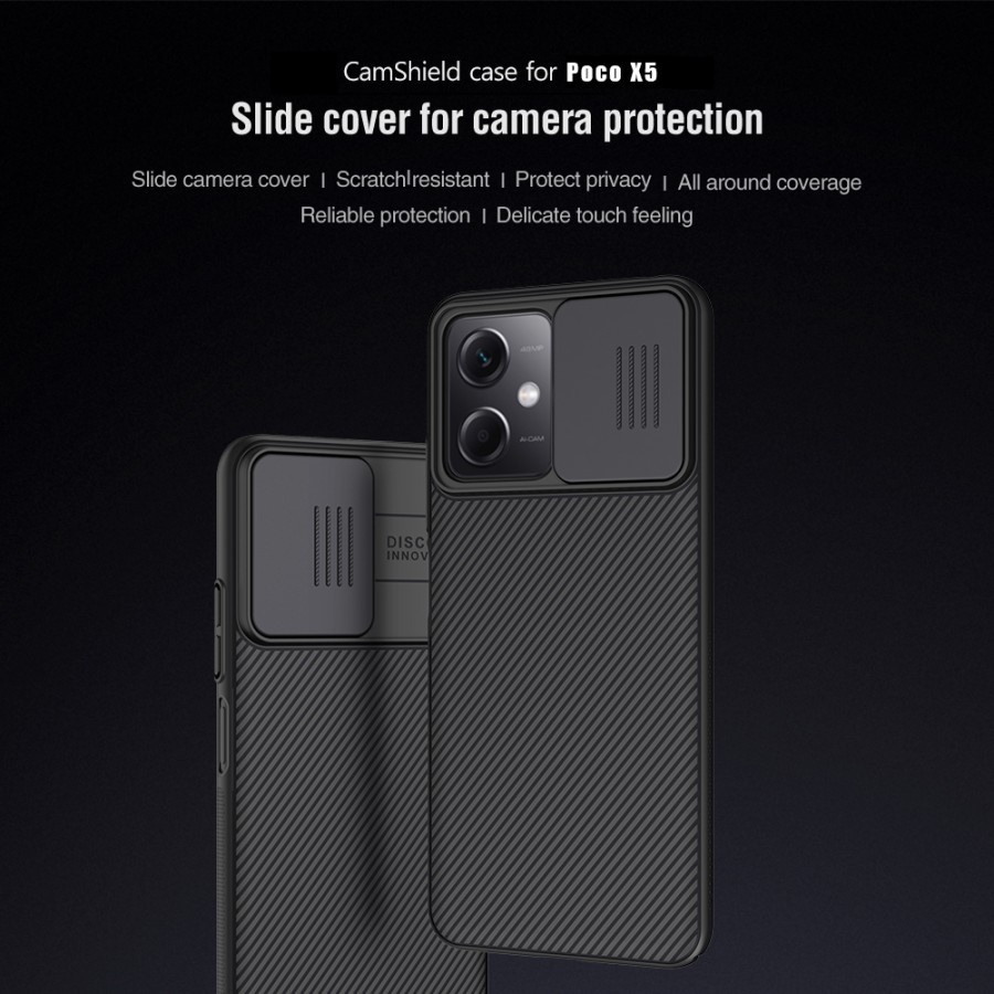 XIAOMI POCO X5 / POCO X5 PRO COVER NILKIN CAMSHILED CASE PELINDUNG KAMERA HARDCASE