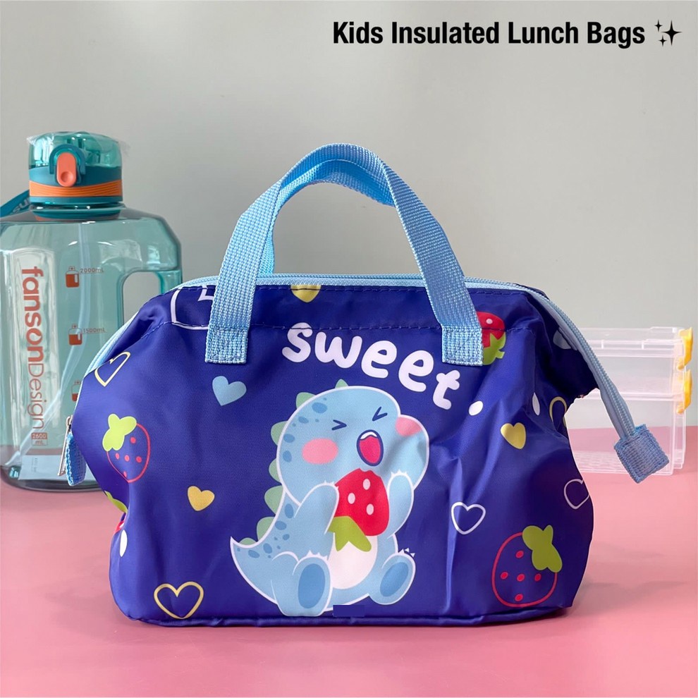 Tas Bekal lunch bag foil keep cool / keep warm cute fancy dika lucu tas tenteng