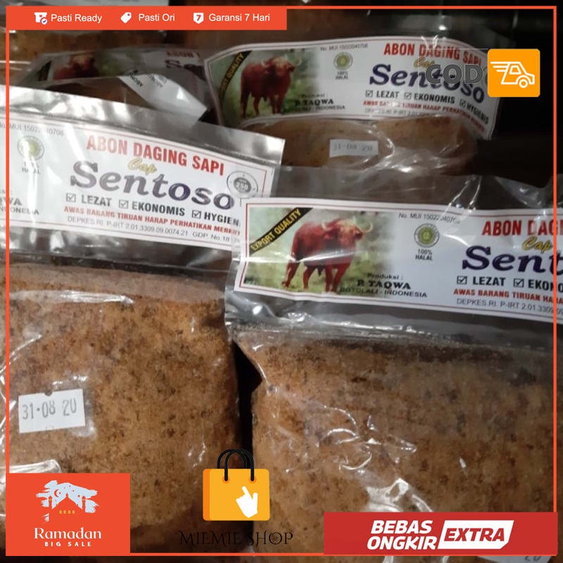 

Abon sapi Cap Sentosa Boyolali 250g
