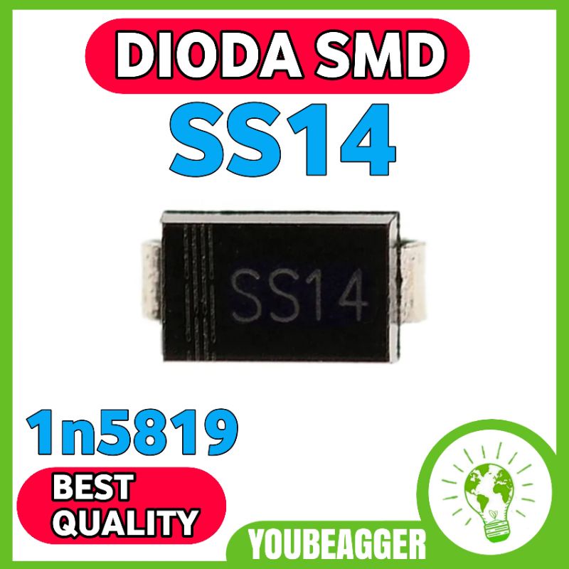 SS14 dioda 1N5819 schottky
