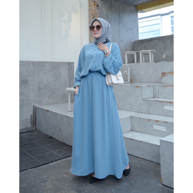 JOSHIN Lexa Oneset Rok Skirt - Setelan Rok Panjang Hijab Friendly