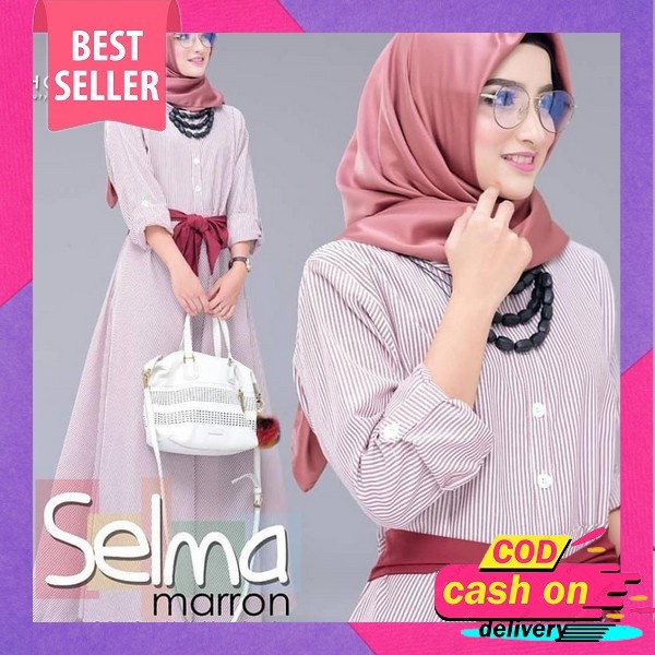 Dress Gamis Harian / Travelling Santai Lebaran Hijau Botol Tua Jumbo Simpel Busui Kekinian Premium S