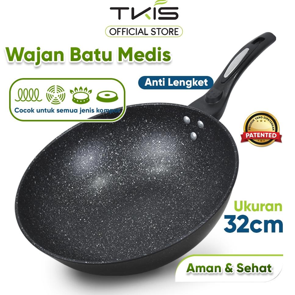 TERMURAH TKIS Panci Wok / Wok Pan Panci Penggorengan Anti Lengket 32 CM TK-822