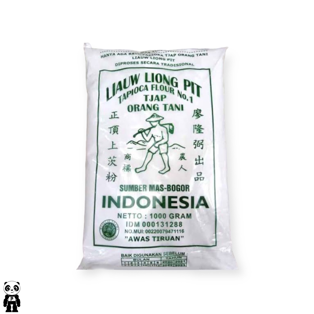 

Tepung Tapioka Liauw Liong Pit 1kg Tepung Kanji Cap Orang Tani