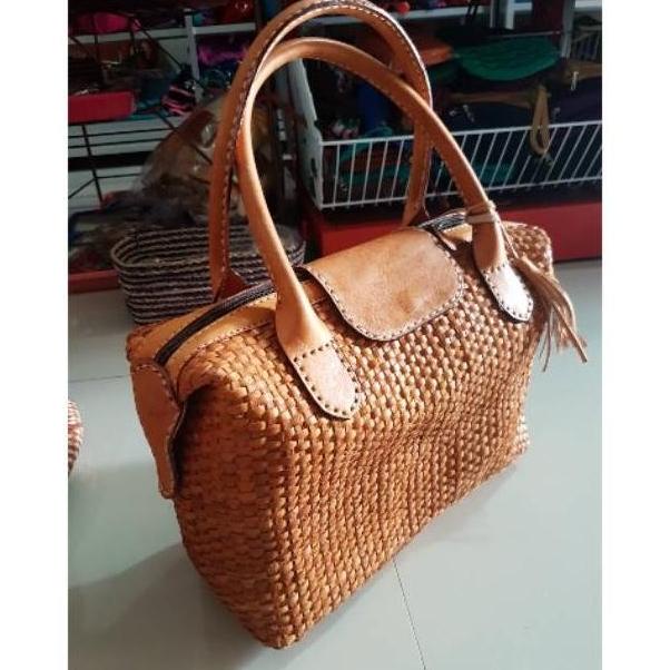 TAS ANYAMAN TAS KULIT ANYAMAN ETNIK DAN UNIK KULIT NABATI KHAS JOGJA TERMURAH NON EL09I09A82L