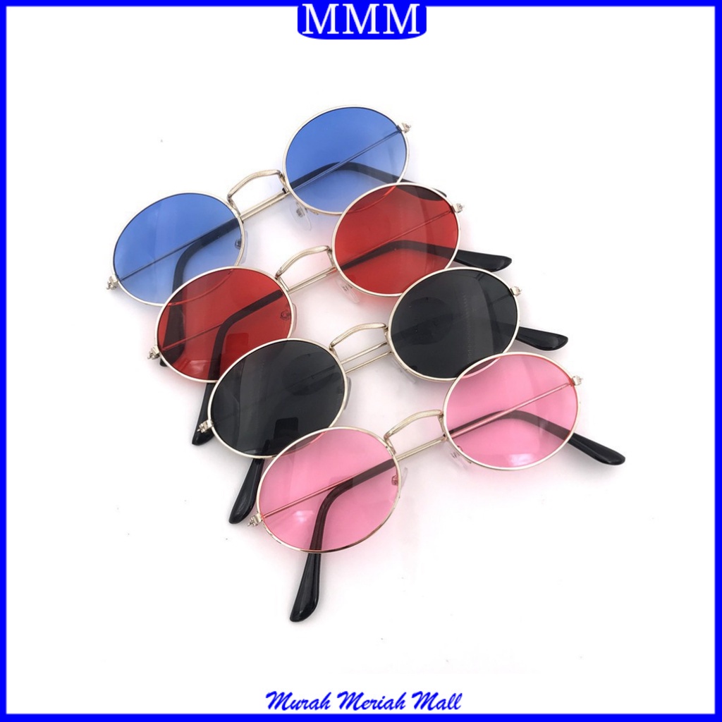 MMM Kacamata Wanita Bulat Oval Fashion Korean Style 1102 Kaca Mata Simple Warna Warni Murah