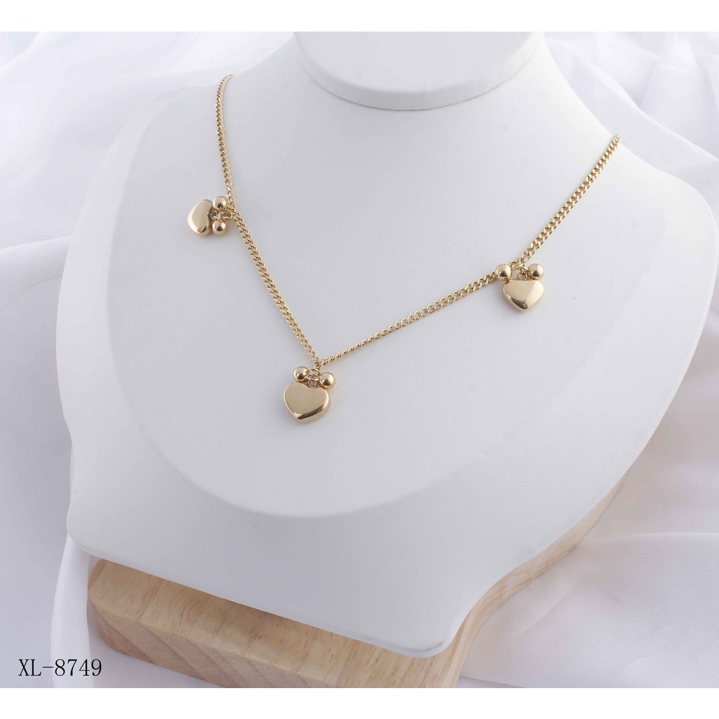 Kalung Love Titanium Perhiasan Fashion 8749/8750