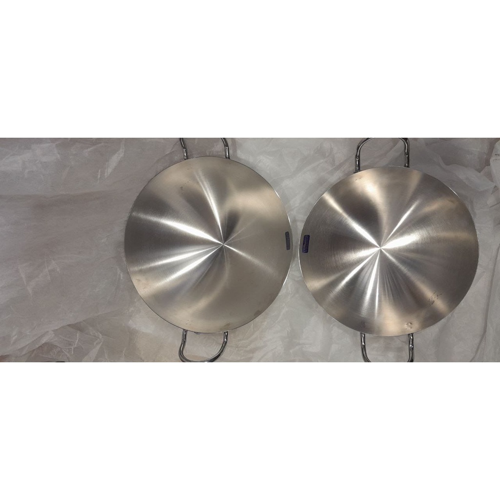 Bima Asian Wok 36 cm / Wajan Hongkong / Kuali Stainless