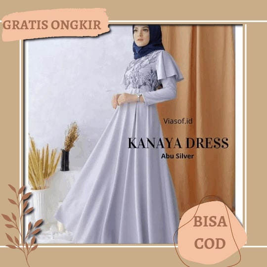 New Model [Cod] Saima Kaftan - Dress Remaja Terbaru 2023 Kekinian Viral / Kaftan Dress Turki Lebaran