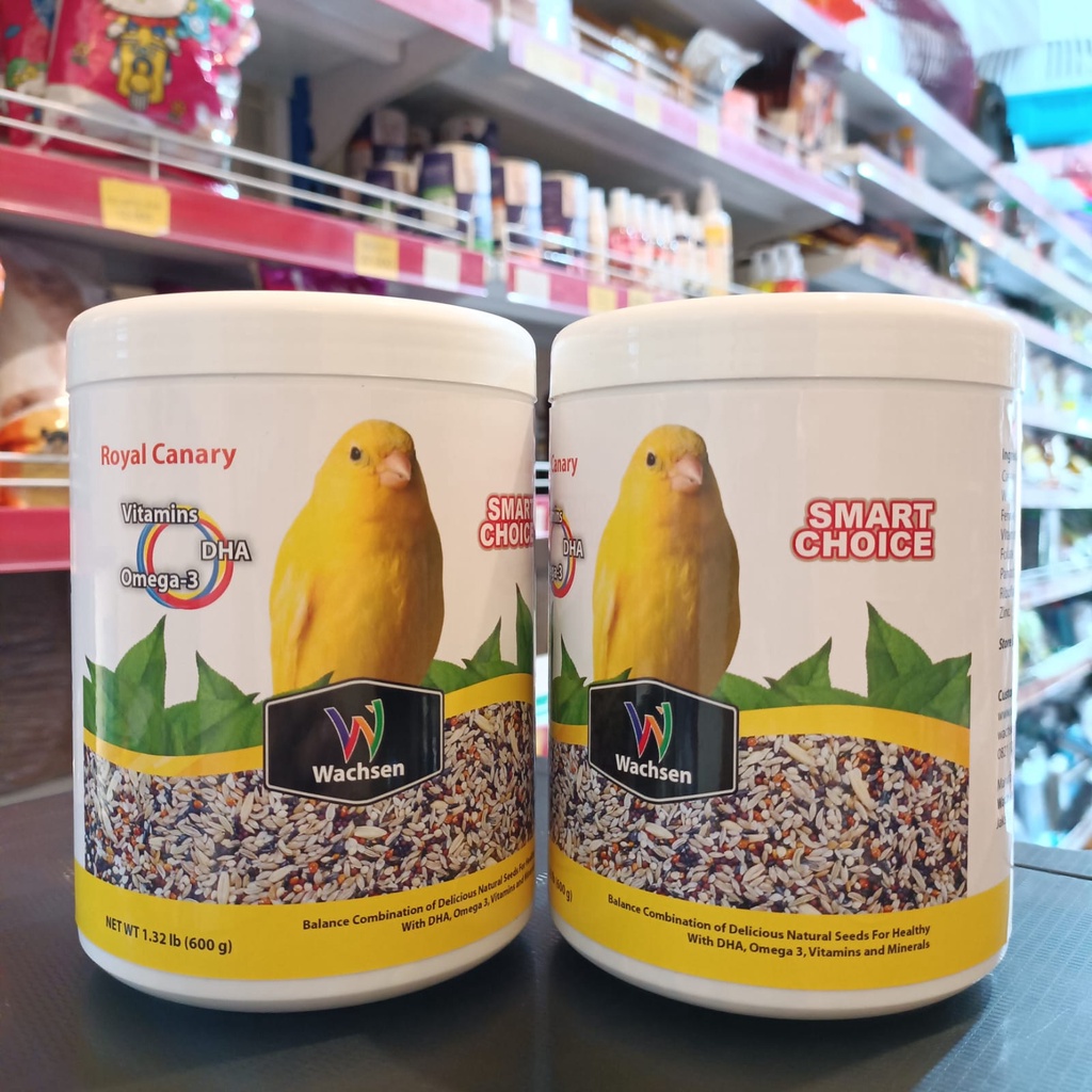 PAKAN BURUNG ROYAL CANARY WACHSEN SMART CHOICE PAKAN KENARI IMPORT UNTUK HARIAN DAN LOMBA KENARI YS 