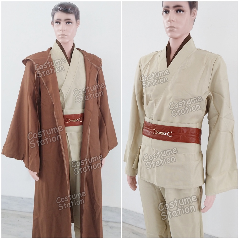 Kostum Star Wars Jedi / Costume Obiwan Kenobi dewasa