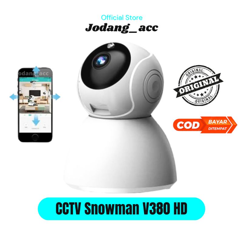 ip Camera CCTV V380 HD 1080P wirelles CCTV wifi Snowman