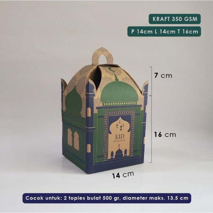 

Box Lebaran Isi 2 Toples 500 Gr Dus Kotak Bingkisan Parcel Idul Fitri 025