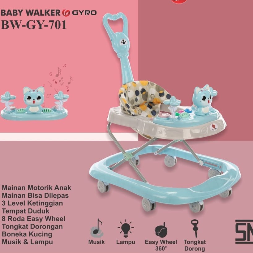 BABY WALKER GYRO CAT GY-701