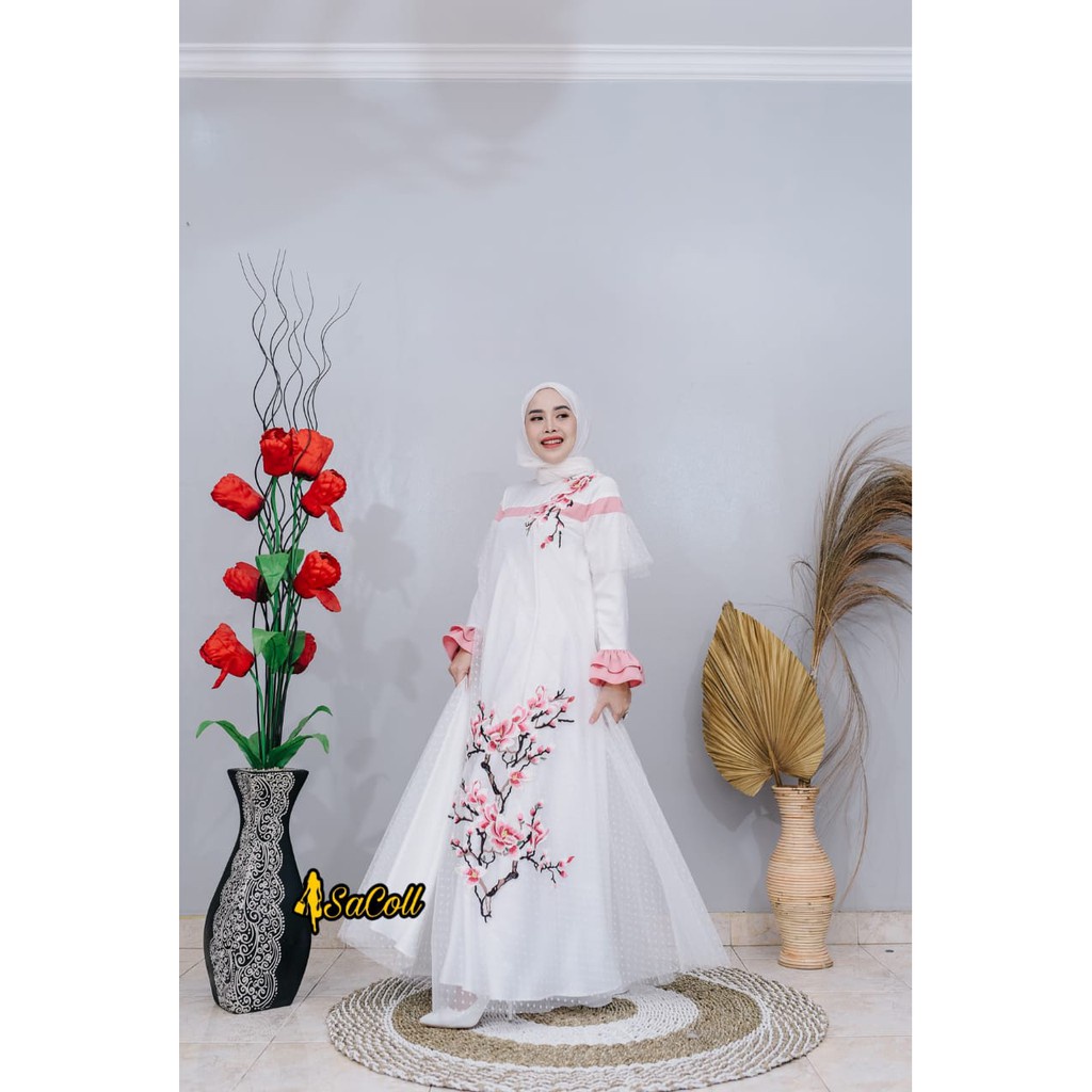 PROMO Sacoll Gamis Muslimah Felycia  Dress Murah