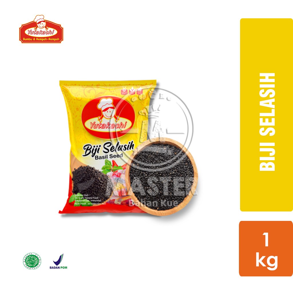 

Biji Selasih Yutakachi / Basil Seeds [Pouch 1kg]