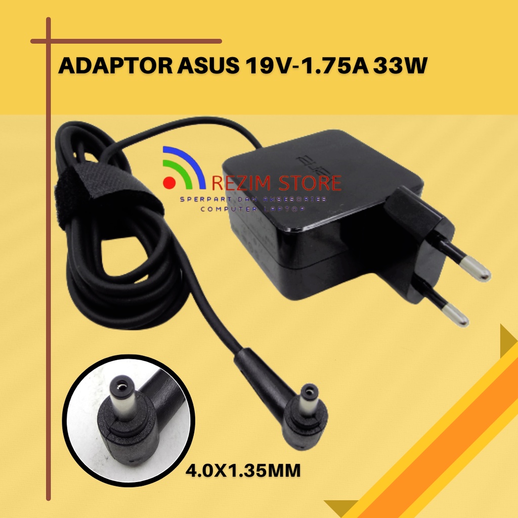 Adaptor charger Asus S200E X201 X201E 19V 1.75A 33W 4.0X1.35Mm Charger Asus ZenWiFi AX XT8 GT AC2900