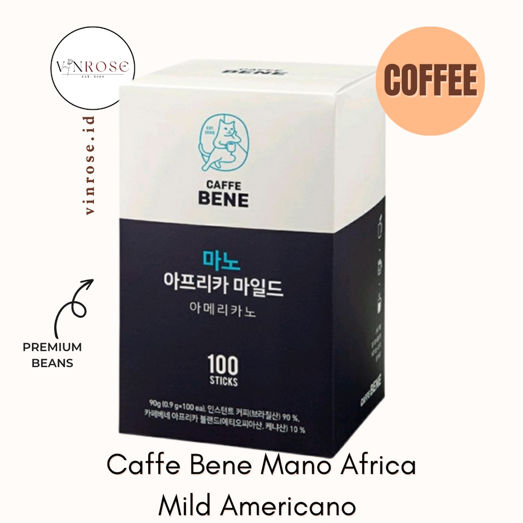 

Caffebene Mano Africa Mild Americano/ Caffe Bene/ Kopi Premium Korea