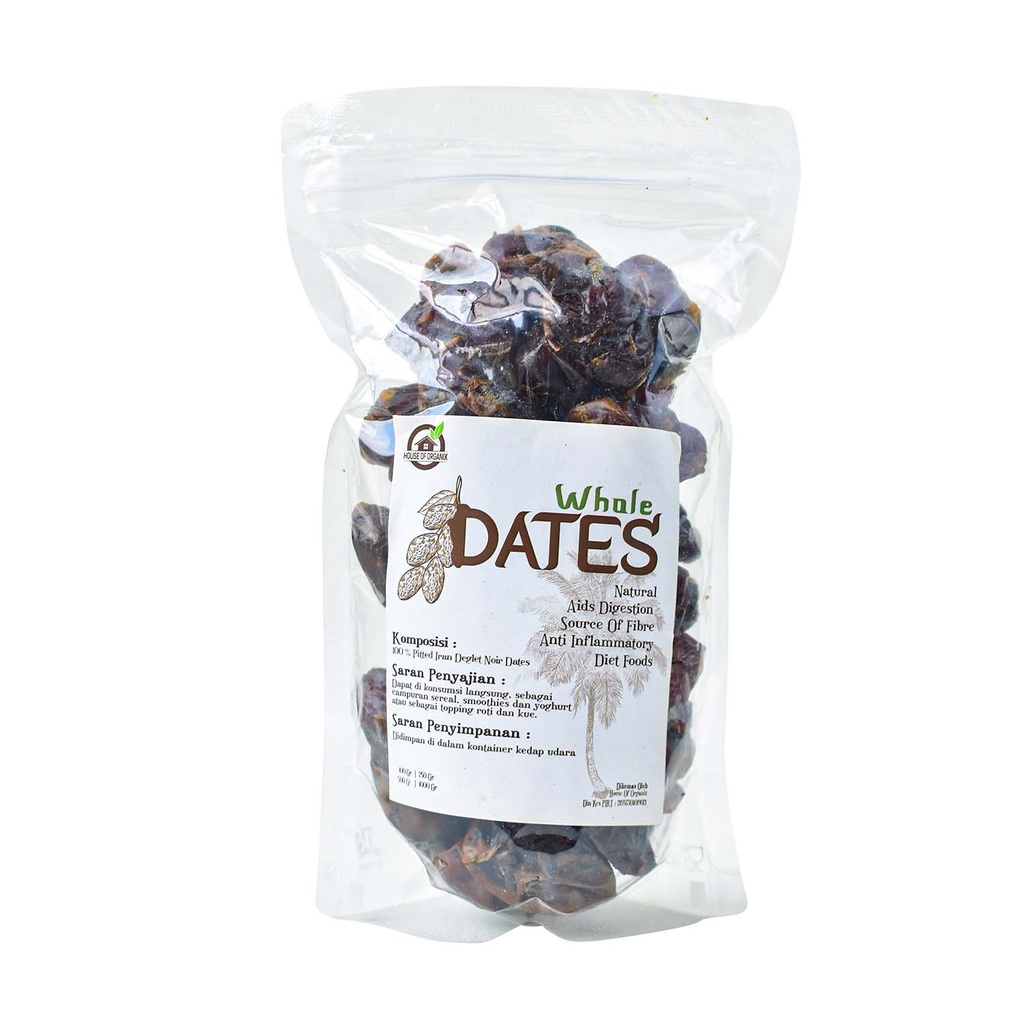 

Dates Whole (Kurma Biji) 500Gr