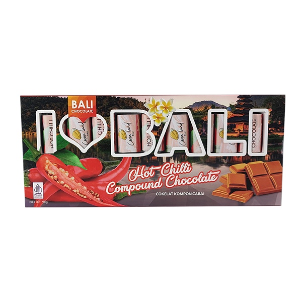 

Cocoa Land - Compound Chocolate I Love Bali Chili - 90 gr