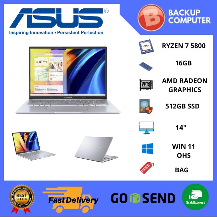 LAPTOP Asus Vivobook 14X M1403QA-VIPS752 R7-5800H