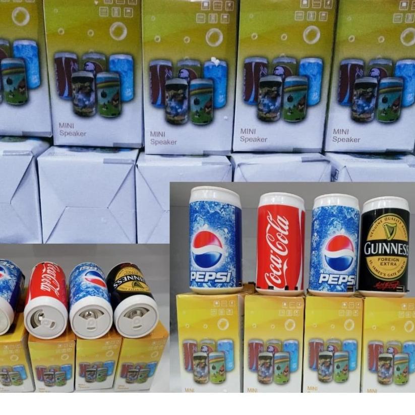 Hot Surprise Speaker Kaleng Minuman Mp3 FM Radio Usb Memory