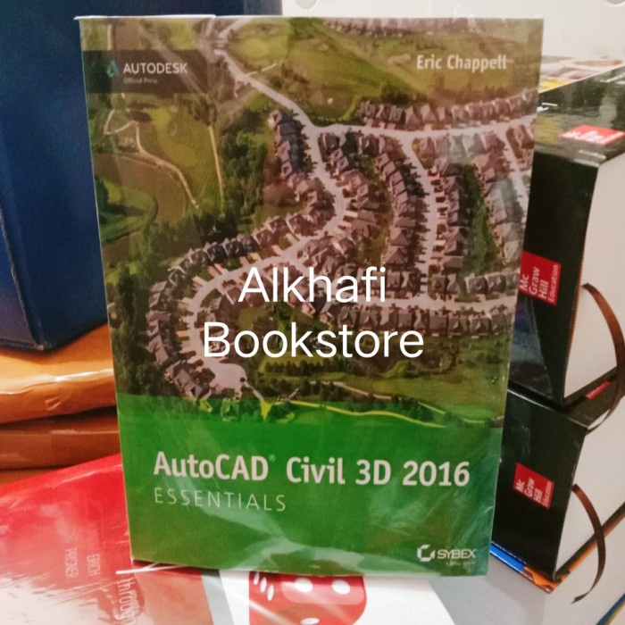 Terlaris Design Buku Autocad Civil 3D 2016 Essentials: Autodesk Official Press