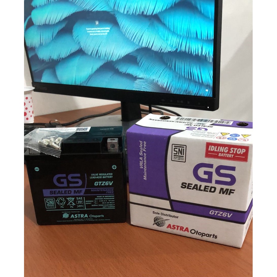 Aki Motor Idling Stop GTZ6V GS Astra