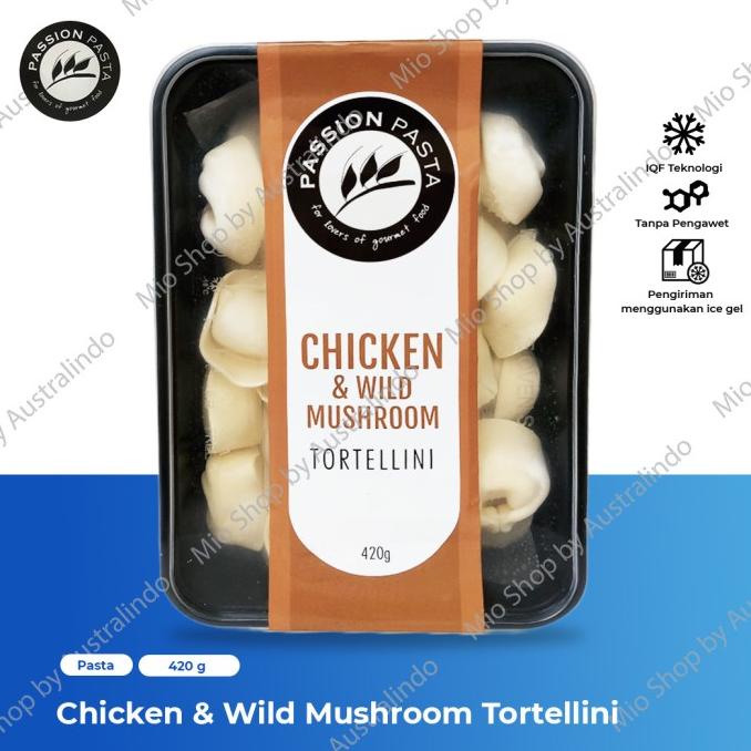 

Frozen - Passion - Pasta - Chicken & Wild Mushroom Tortellini 420g